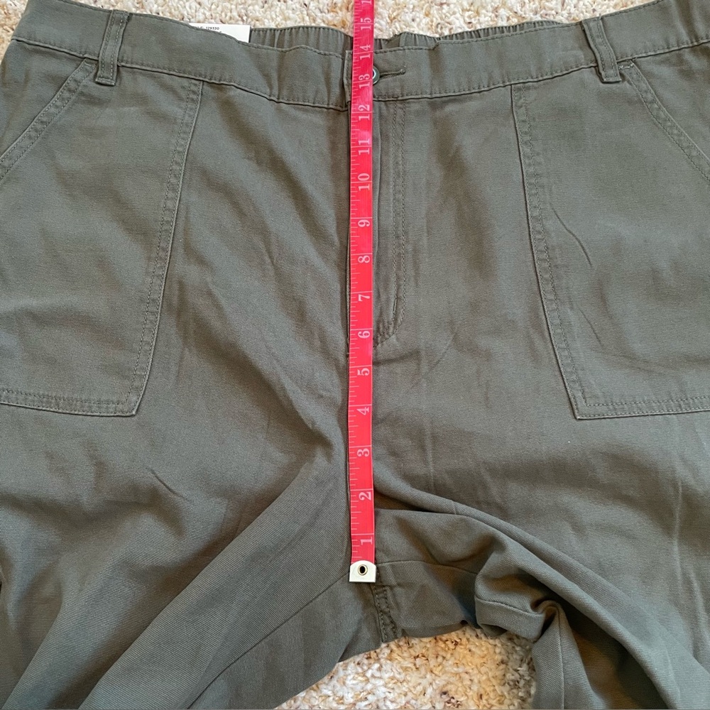 Aeropostale Mid Rise Utility Cargo Pants 100% Cotton Relaxed Fit - Picture 13 of 15